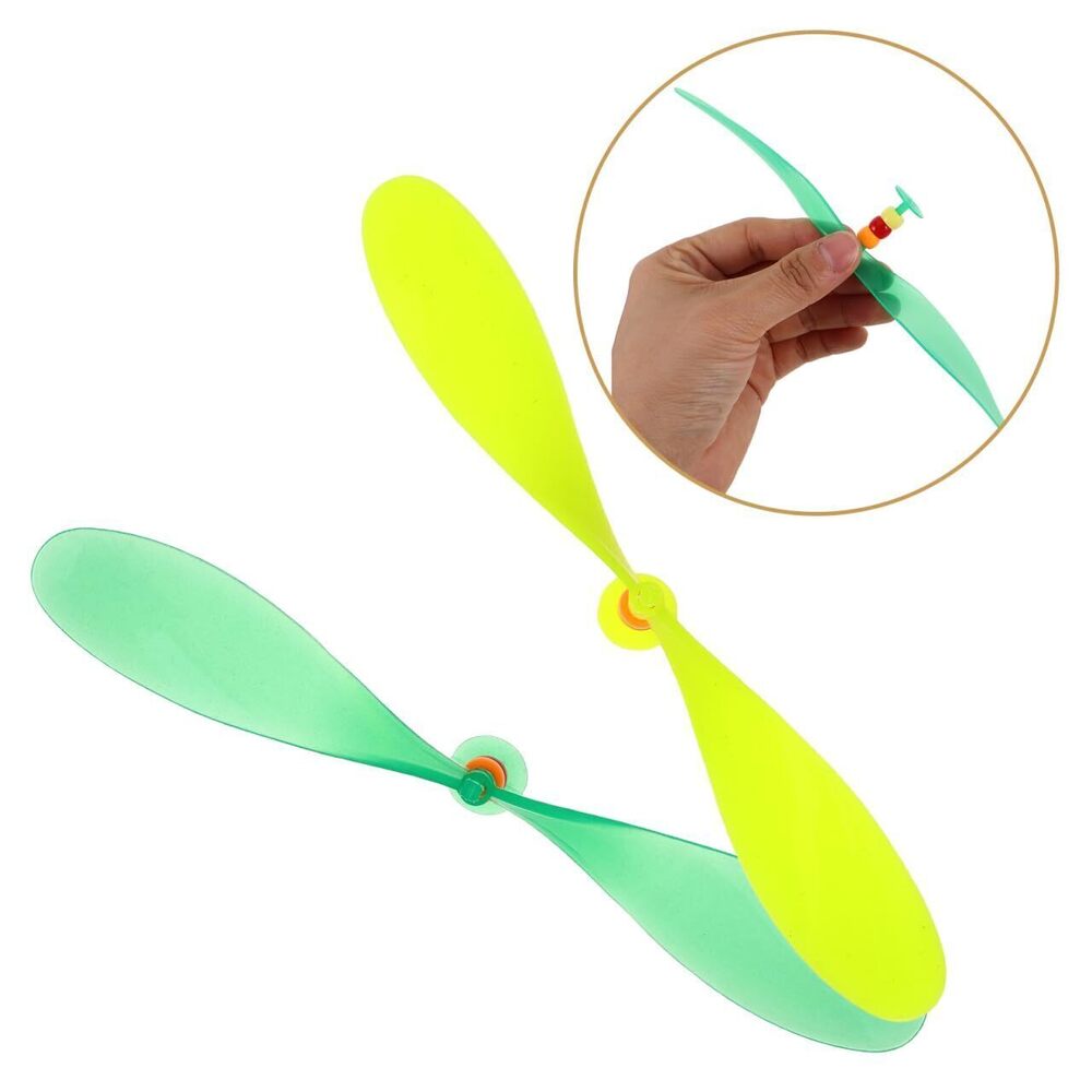4887 2Pcs Hat Propeller Accessories Detachable Plastic Dragonfly Spiral - Picture 7 of 9